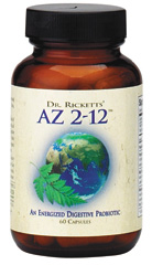 Dr. Ricketts AZ 2-12  quality prebiotic + probiotic blend